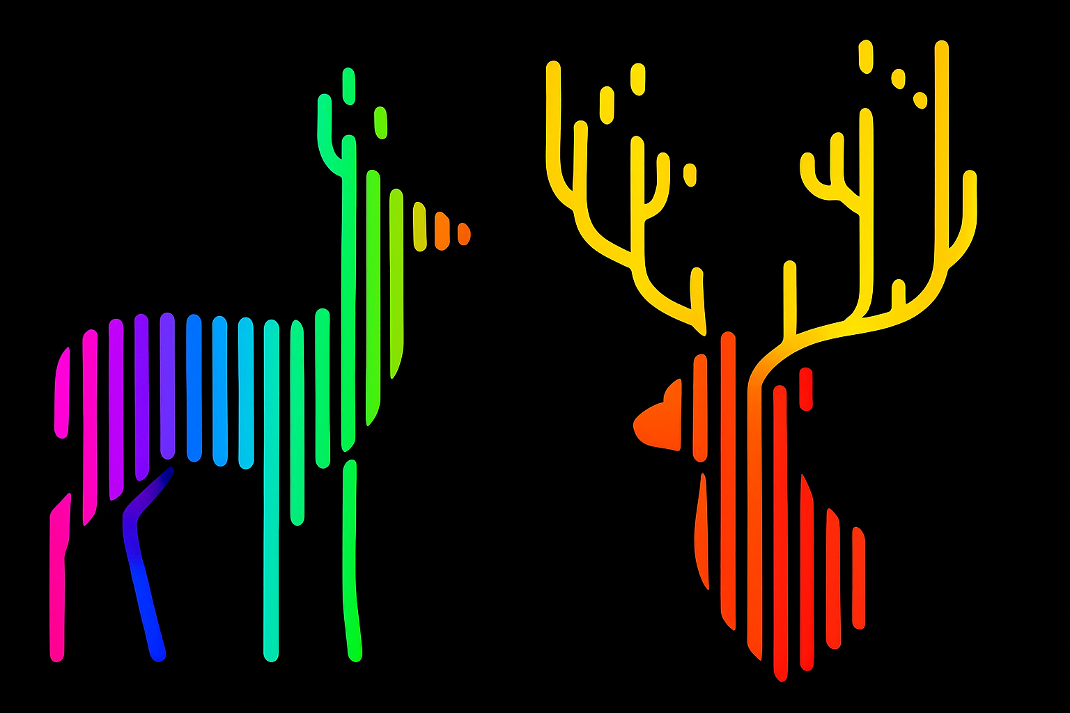 Transform Black and White Graphics into Vibrant Techno Logos with Photoshop