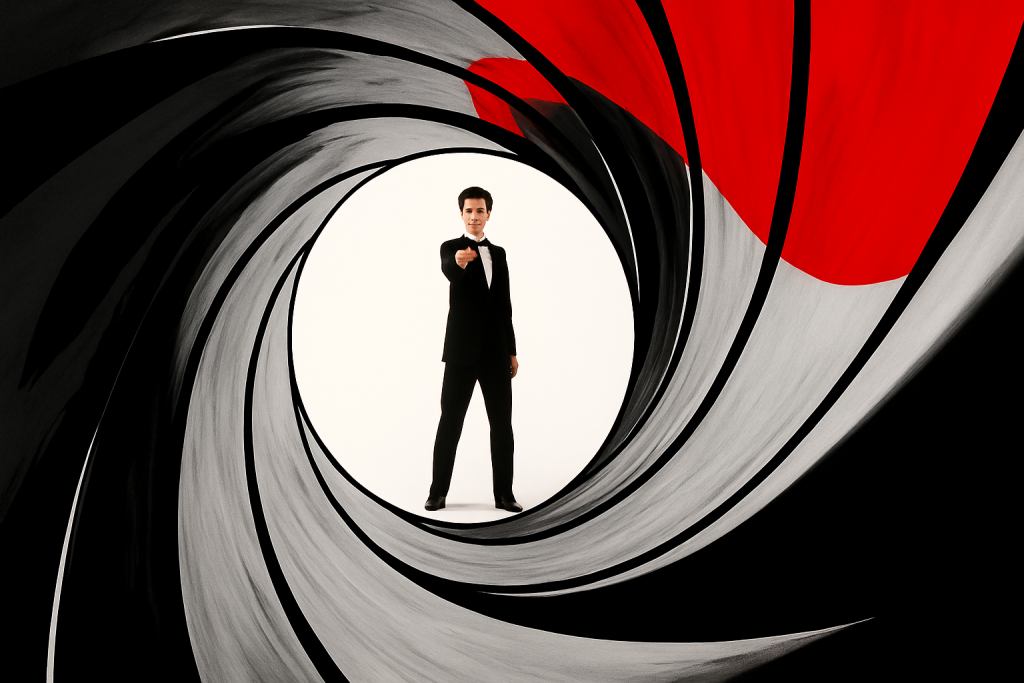 Bond gunbarrel cinematic photoshop tutorial