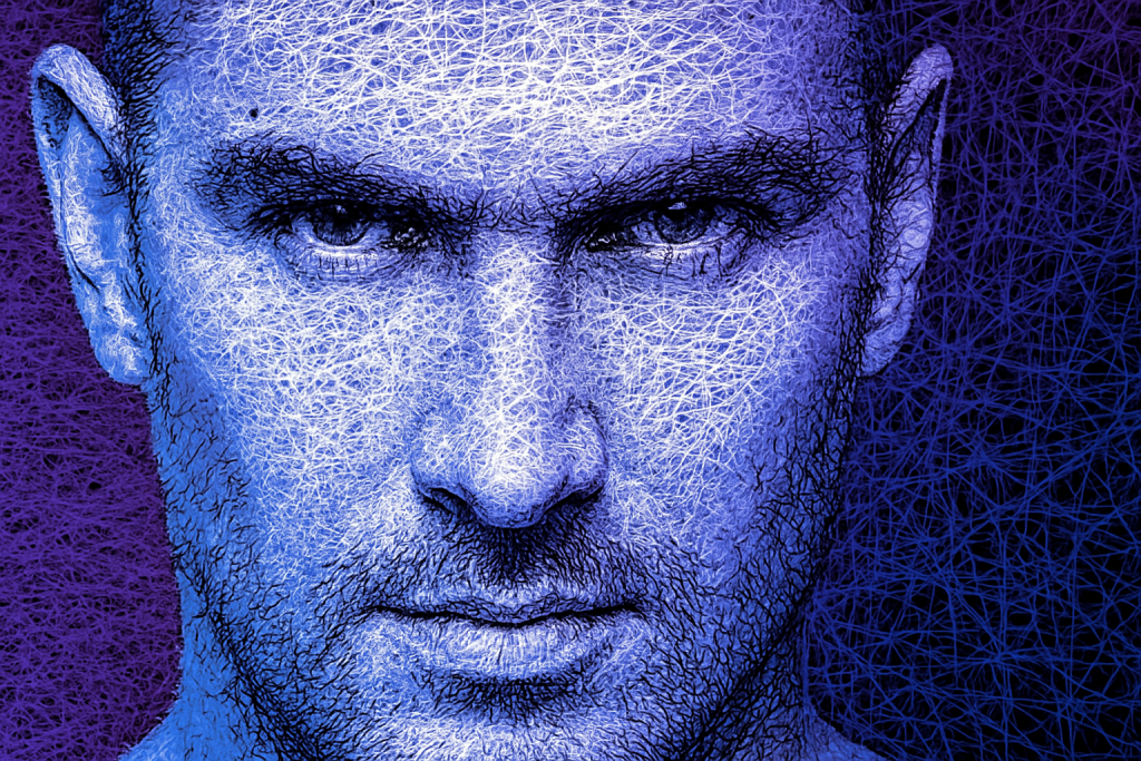 Colorful Photoshop Scribble Art Masterpiece