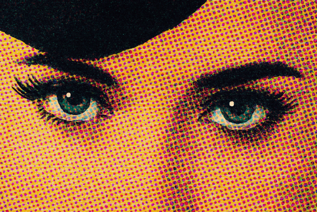 Colorful comic style portrait transformation