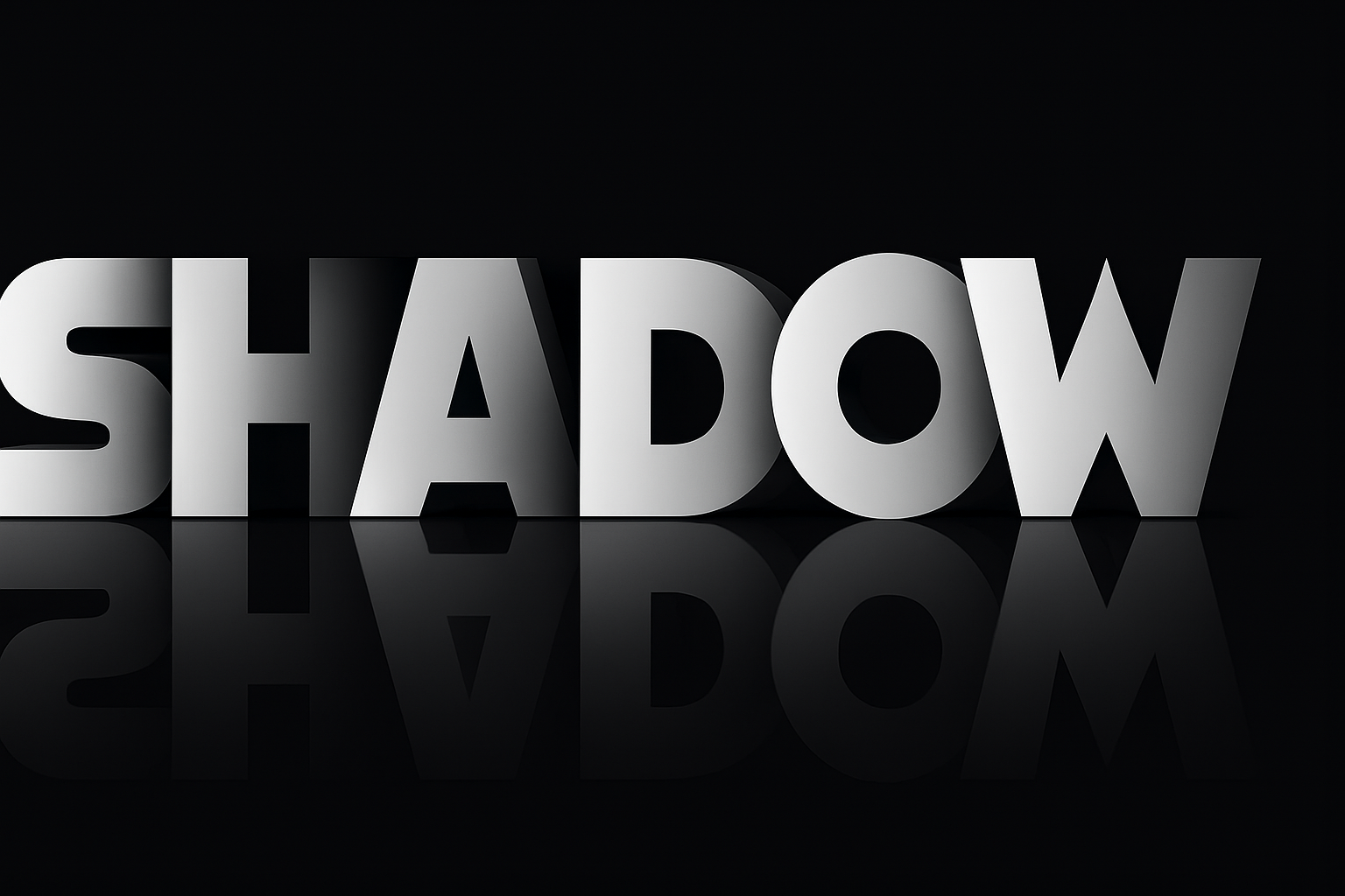 Creating a Dramatic Deep Overlapping Text Effect with Reflection in Photoshop: The Efficient Way