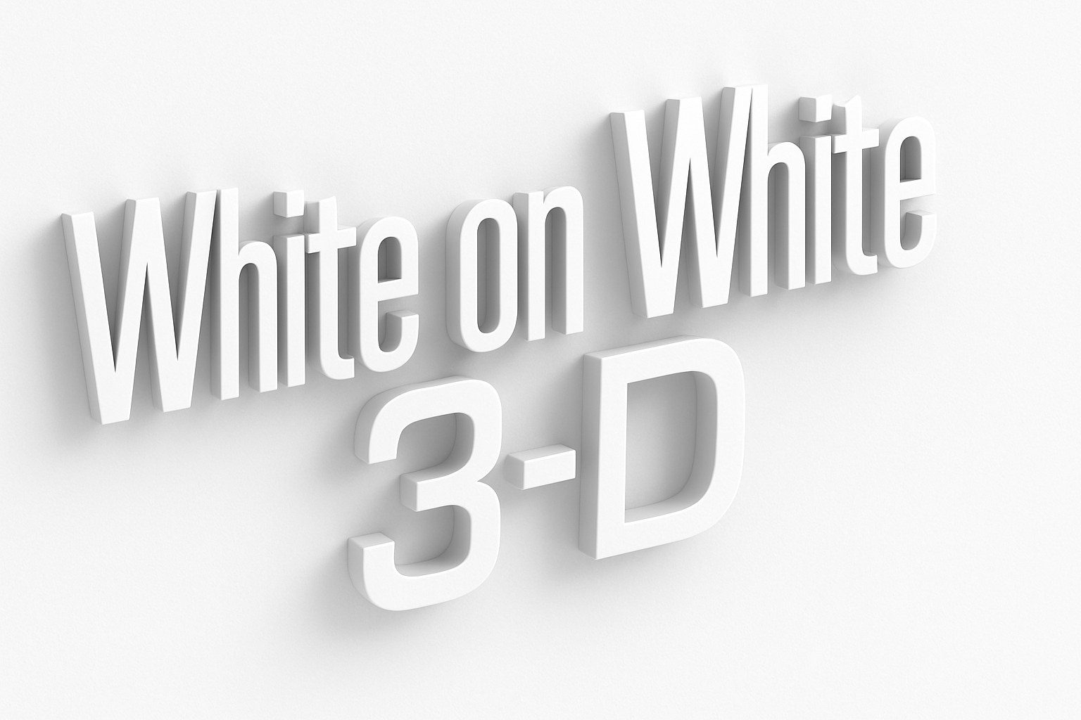 Create Stunning 3D White-on-White Text in Photoshop with Realistic Shadows and Highlights