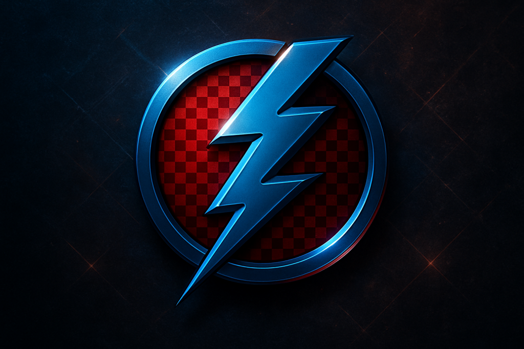 Epic Lightning Emblem Photoshop Layered