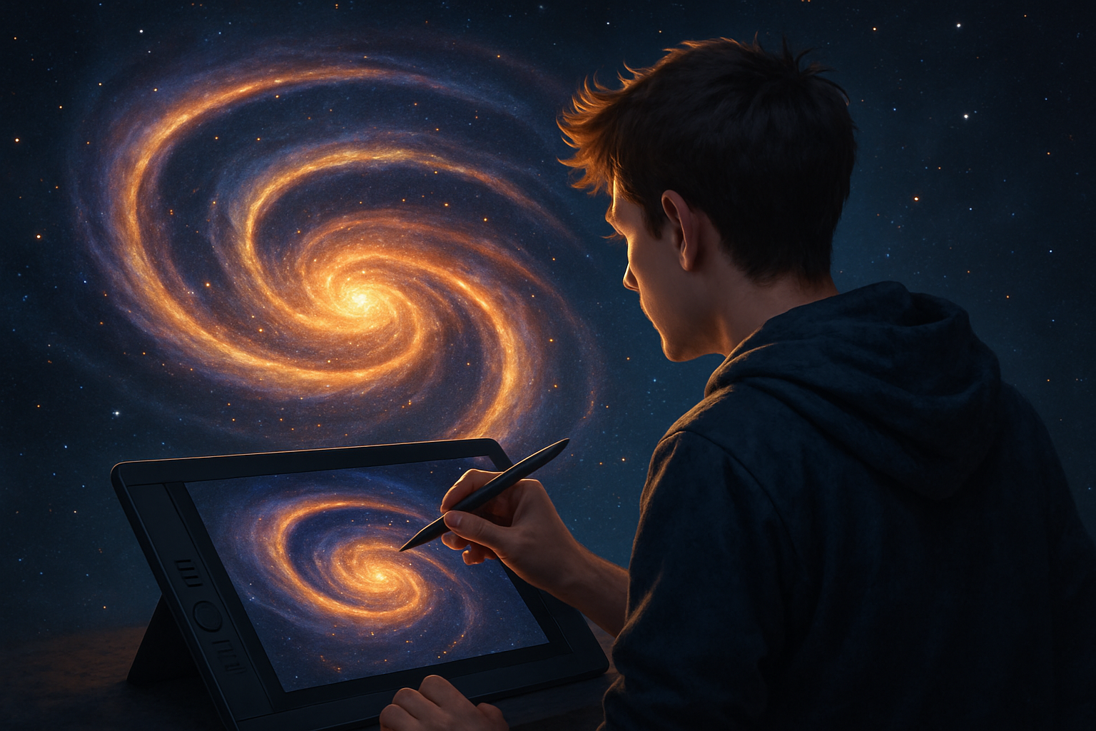 How to Create a Spiral Halo Effect in Photoshop: A Cosmic Adventure