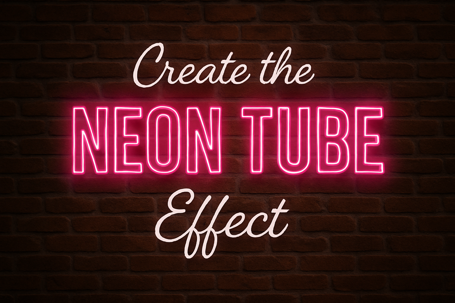 How to Create Stunning Neon Tube Sign Effects in Photoshop