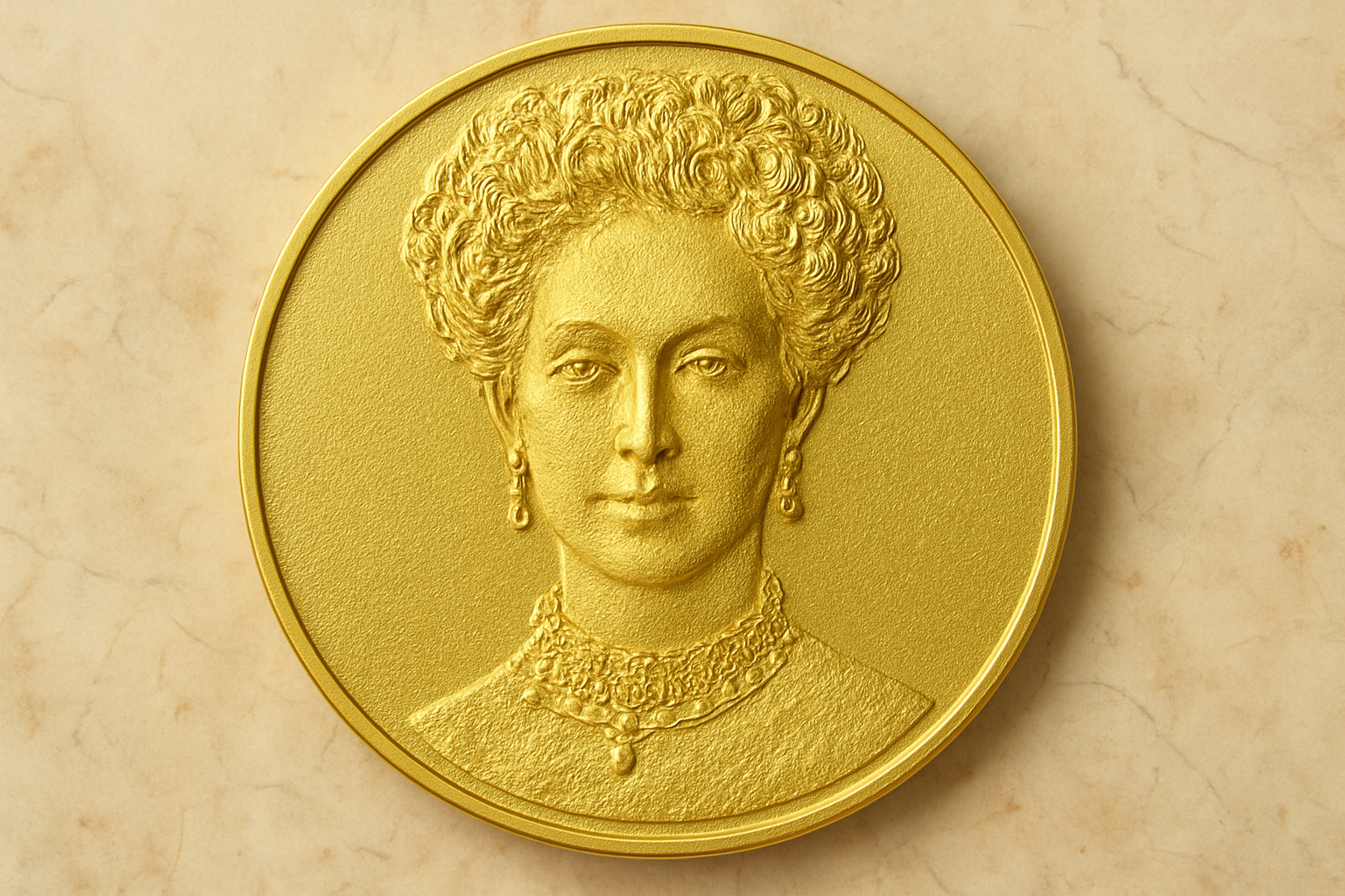 Create a Stunning Gold Medallion Coin Portrait with Wrap-Around Text in Photoshop