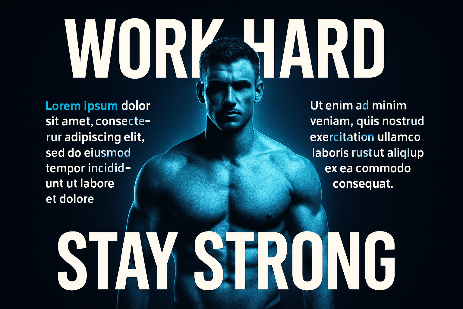 How to Create a Stunning Poster with Gradient Text and Photo Effects Using Photoshop