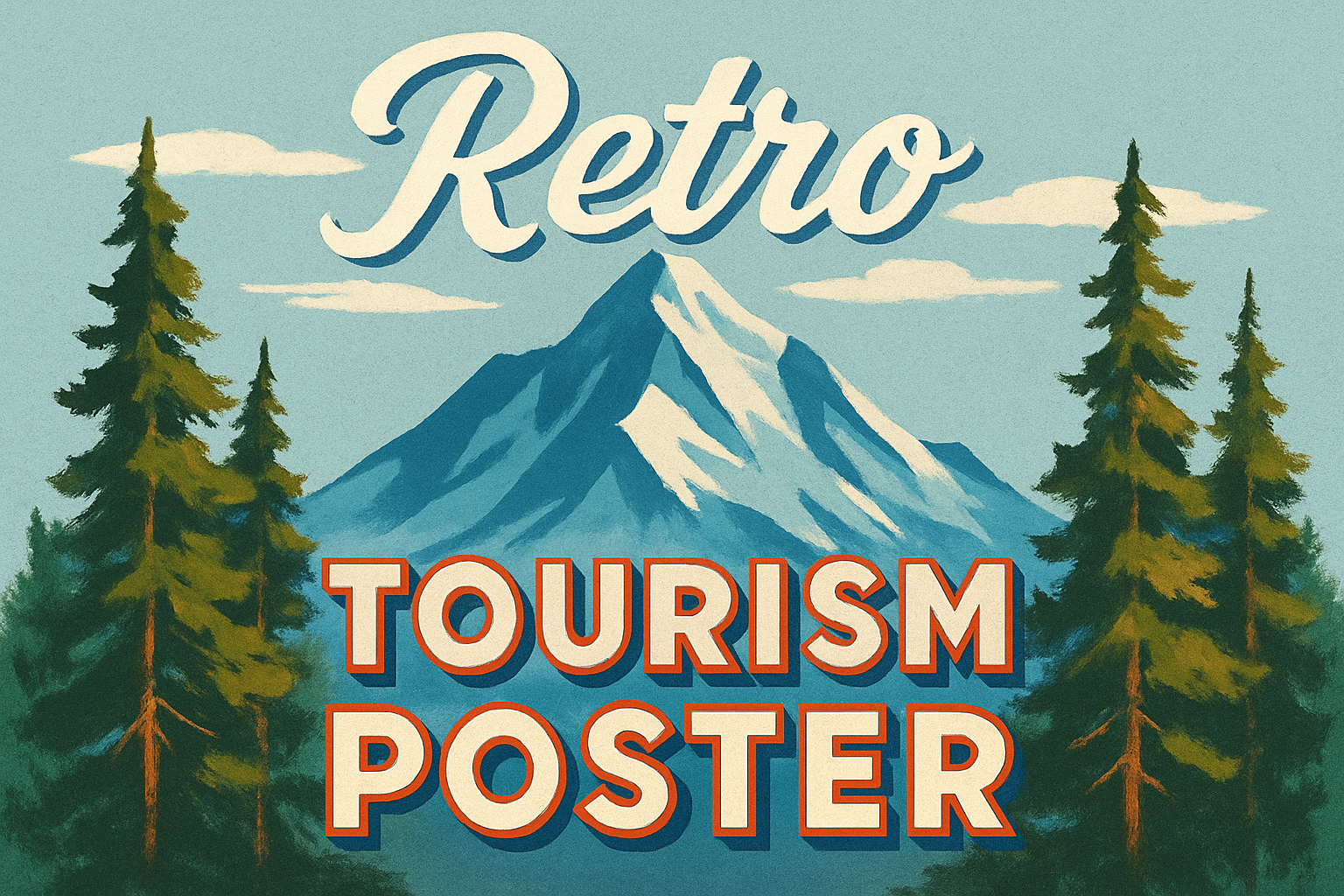 Transform a Scenic Photo into a Stunning Retro Travel Poster with Photoshop