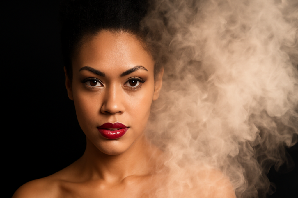 Mystical Smoky Portrait Photoshop Transformation
