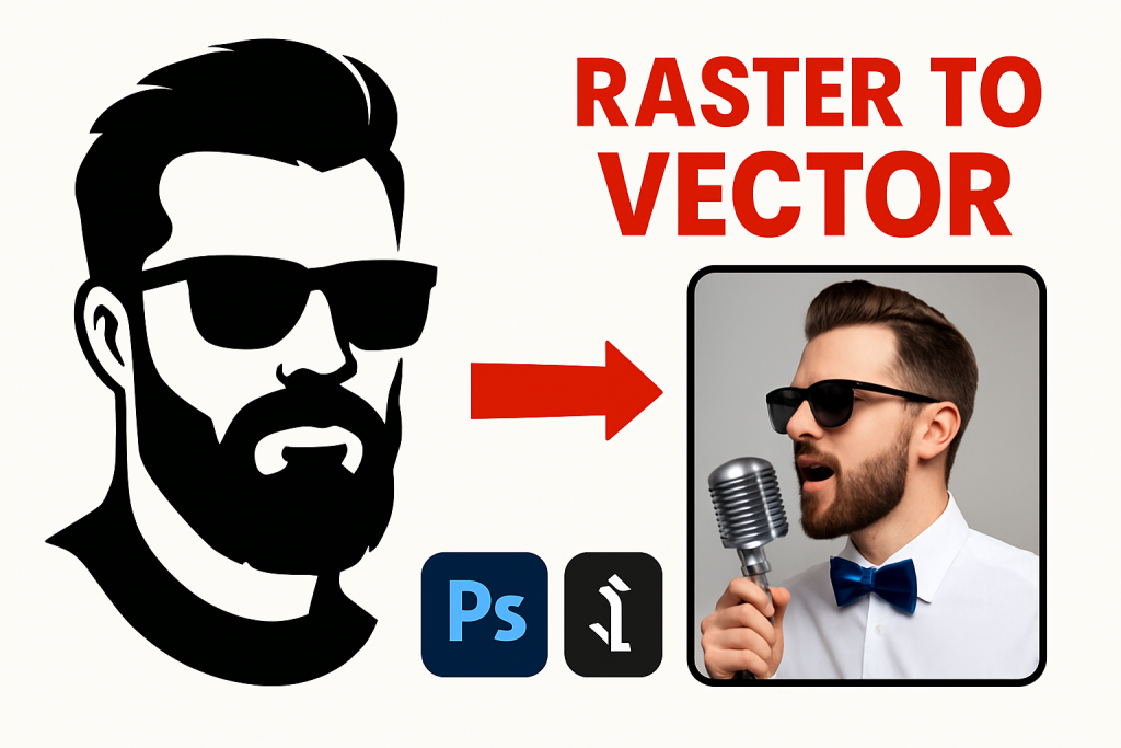 Photorealistic raster to vector art demo
