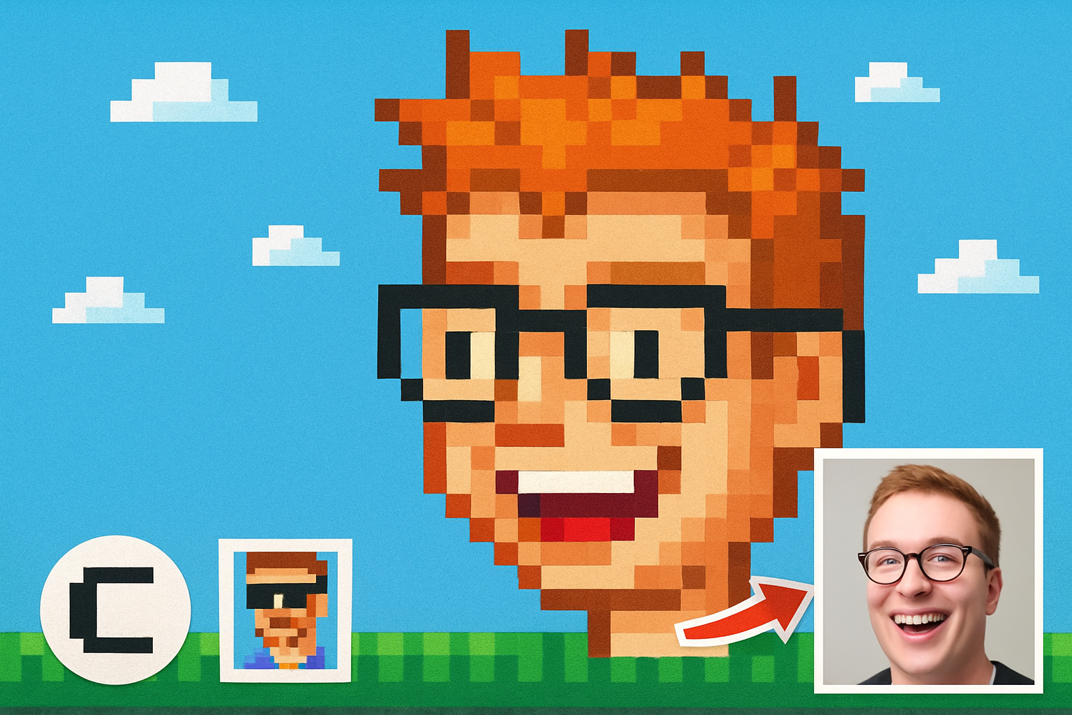 How to Transform Photos into Classic 8-Bit Avatars with Photoshop