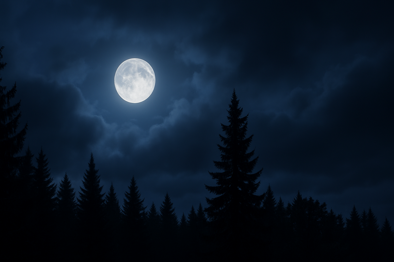 How to Transform a Cloudy Day into a Magical Moonlit Night in Photoshop