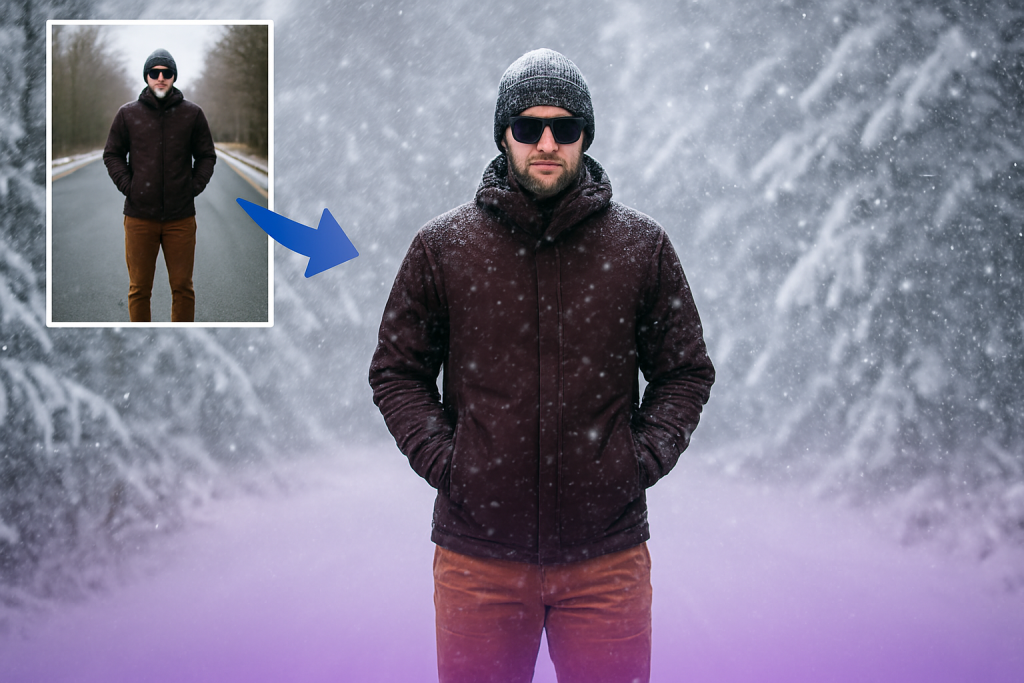 Photoshop Falling Snow Layer Guide