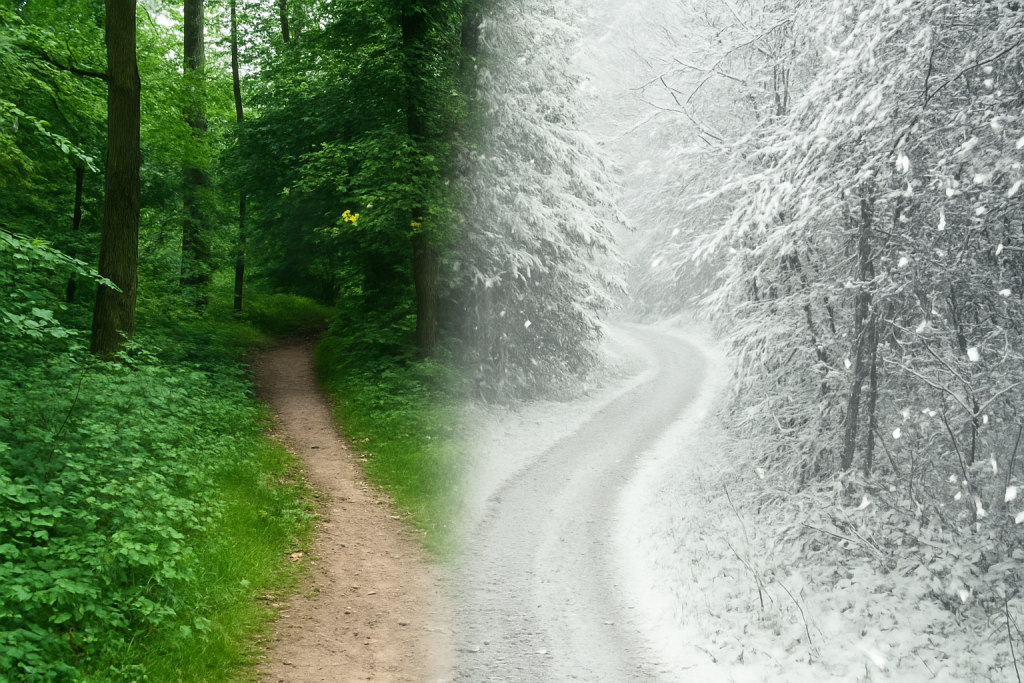Photoshop summer to winter conversion tutorial