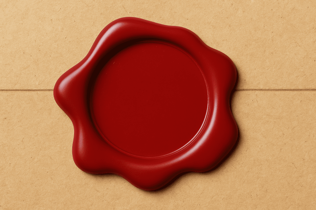 Rich detailed digital wax seal tutorial