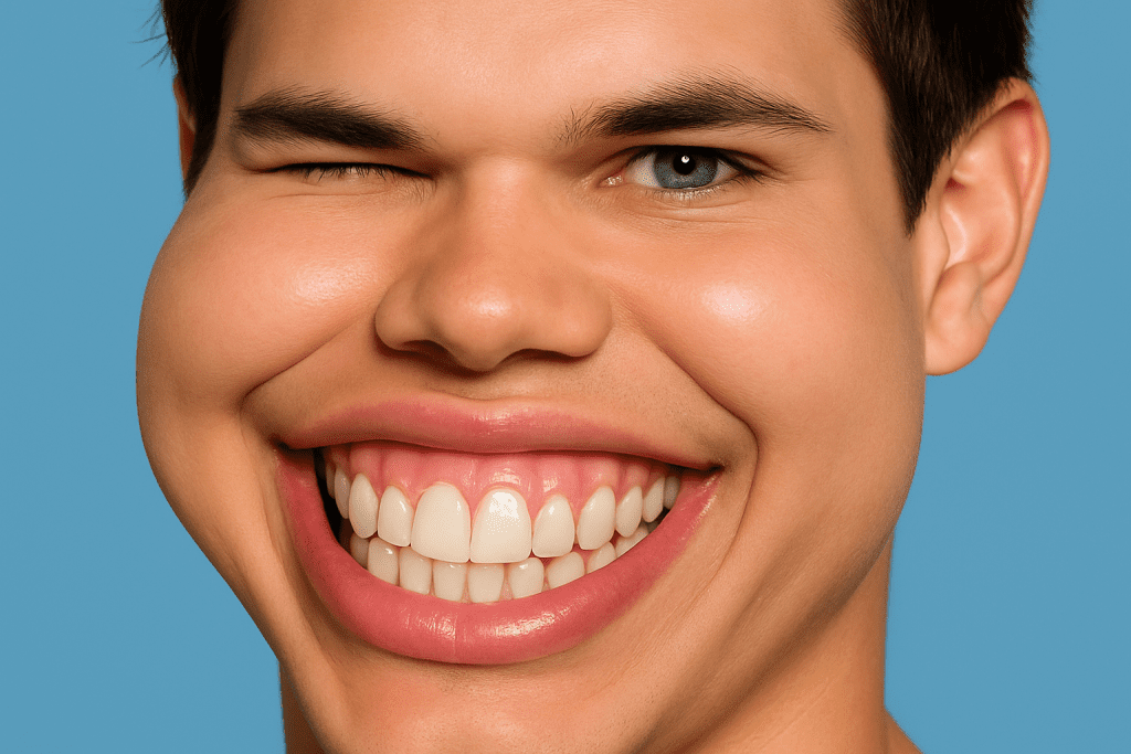 Split Celebrity Collage Photoshop Workspace