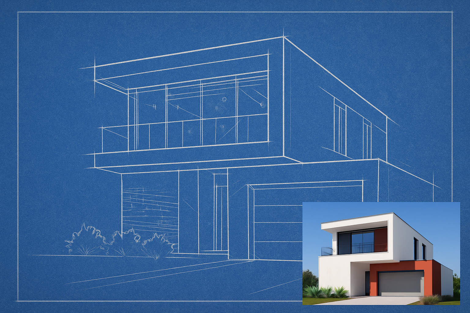 Transform Any Photo Into a Stunning Blueprint Drawing: A Photoshop Tutorial