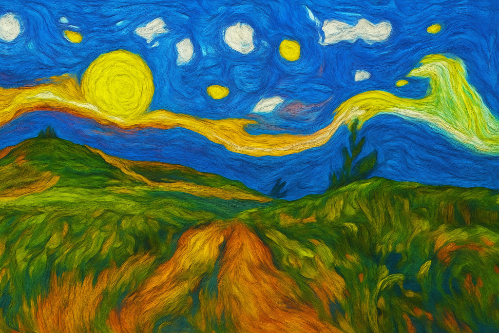 Van Gogh Style Photoshop Photo Conversion