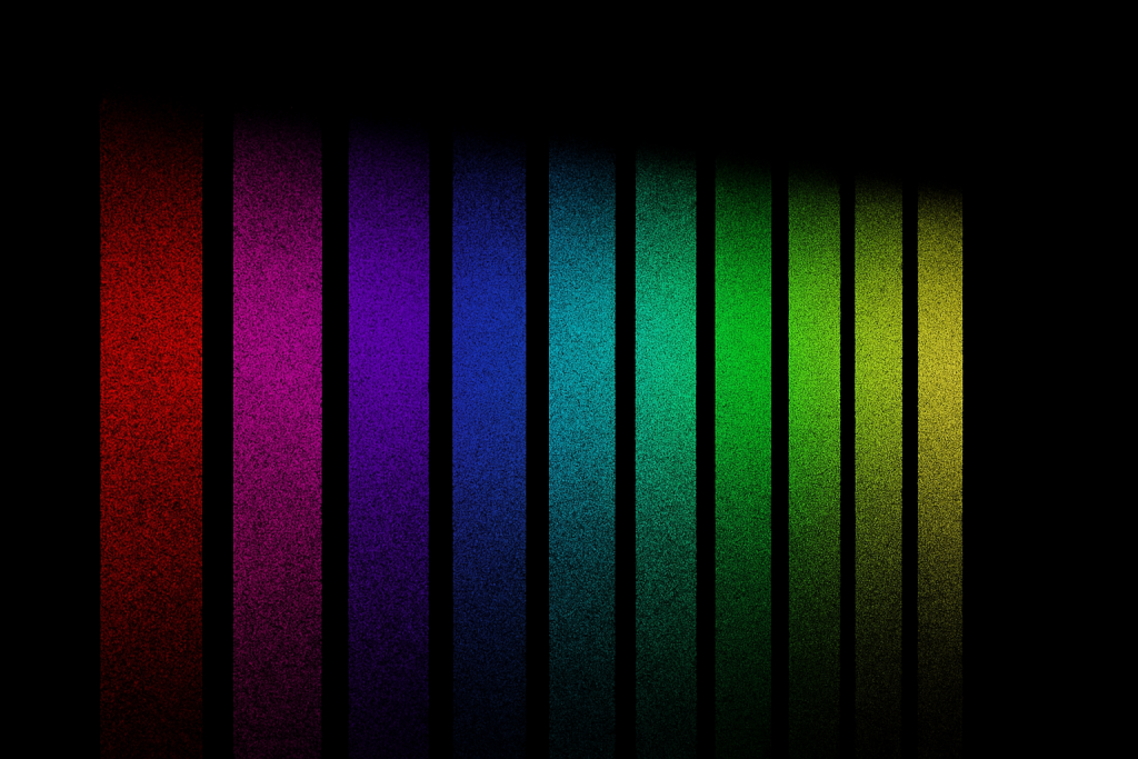 Vibrant Gradient Text Stretch Artwork