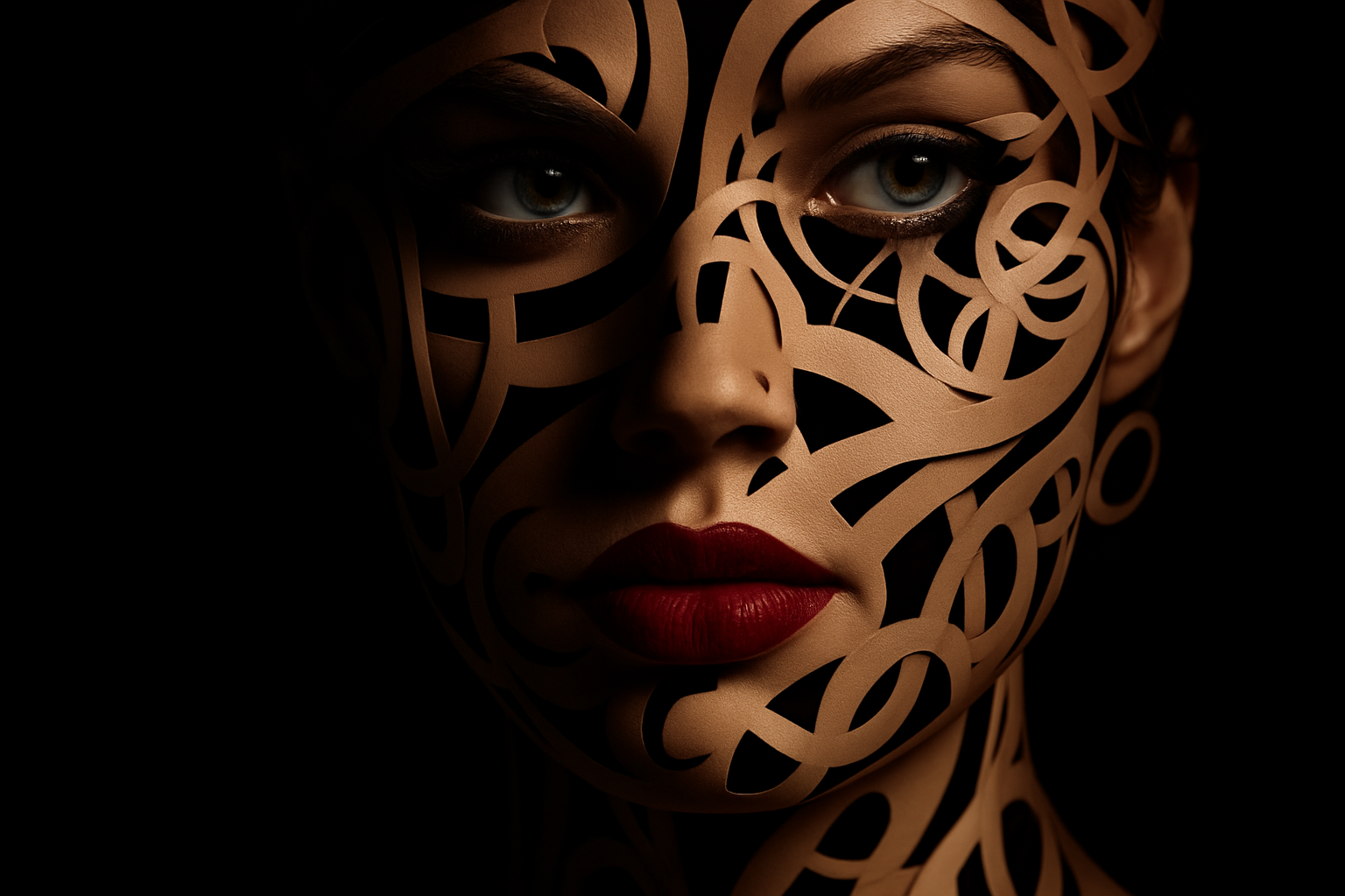 How to Create a Portrait with Dynamic Layered Vector Shapes Using Photoshop