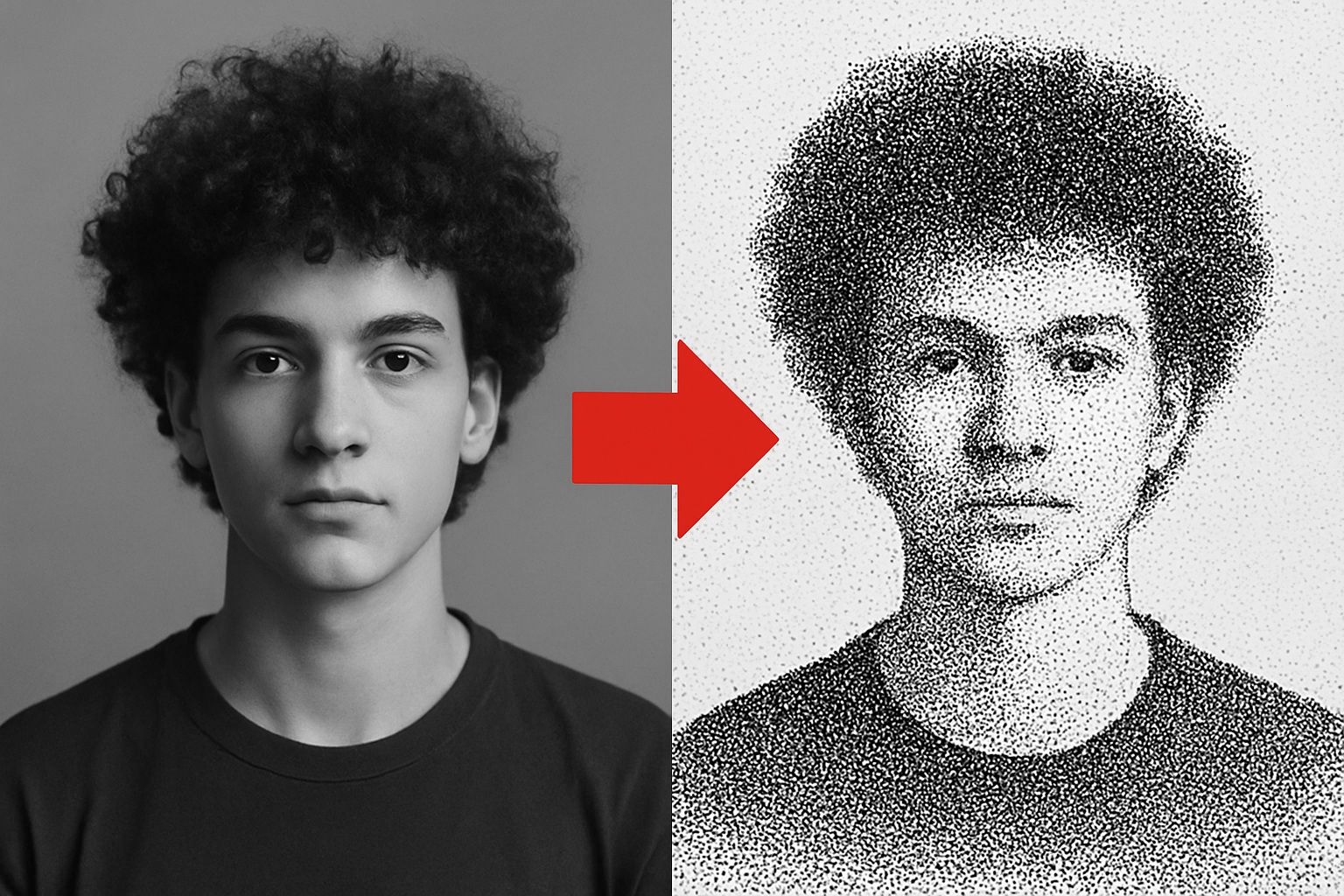 Transform Your Photos with a Dazzling Ink Stipple Effect in Photoshop