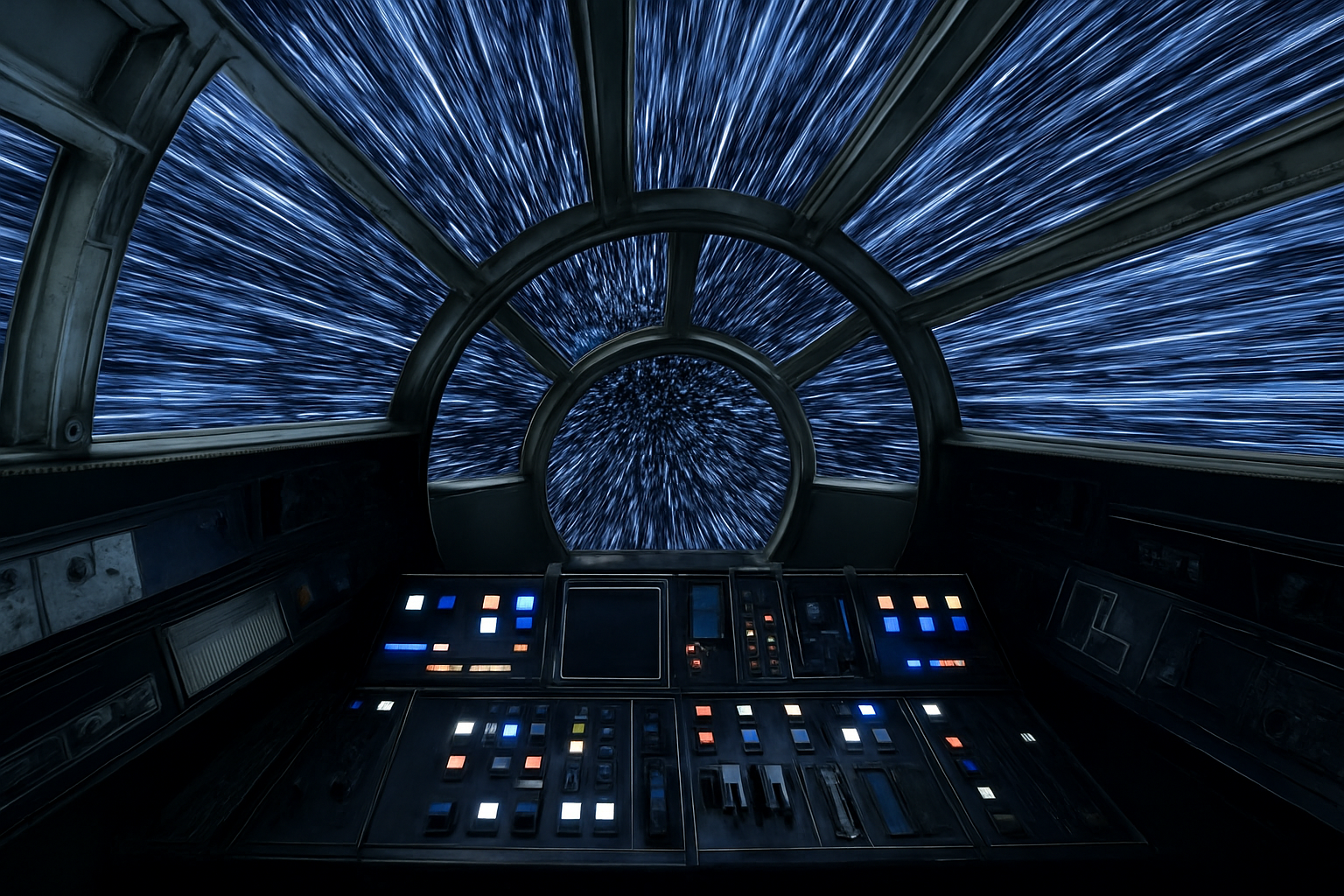 Create the Iconic Millennium Falcon Hyperspace Effect in Photoshop