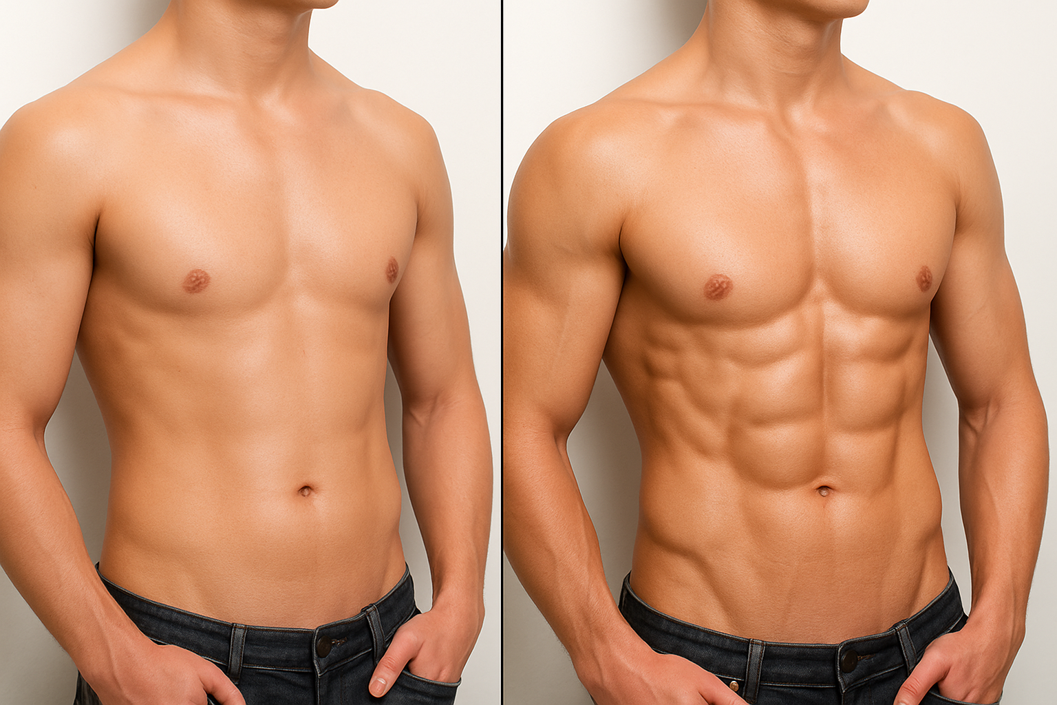 How to Photoshop Six Pack Abs in No Time