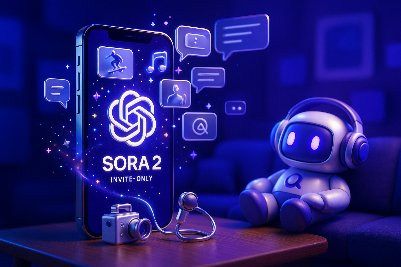 OpenAI’s Sora 2 Arrives: One Model for Video + Audio, Invite-Only App, No API