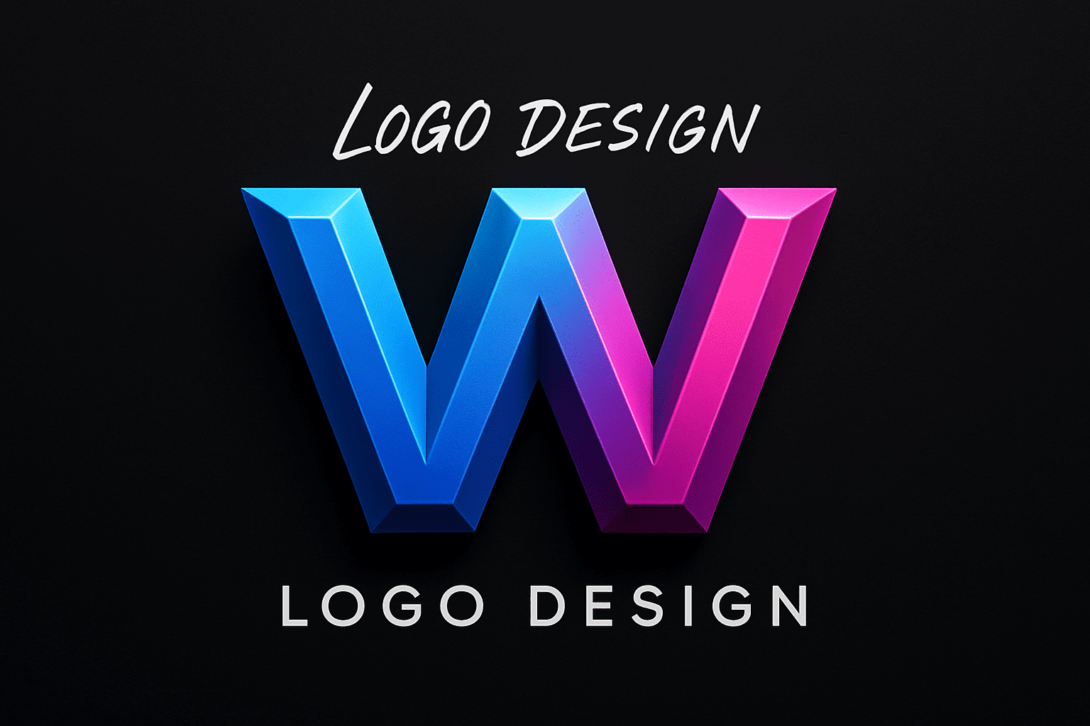 Logio Design How to Create a Simple Yet Impactful Logo Design Using Photoshop - Blue ...