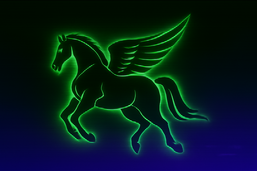 Retro CRT Green Glow Typography