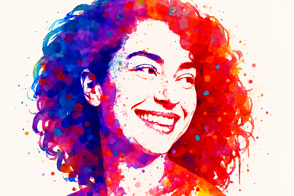 Vibrant Colorful Pop Art Splatter Effect