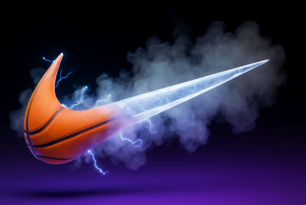 Cinematic AI 3D logo animation