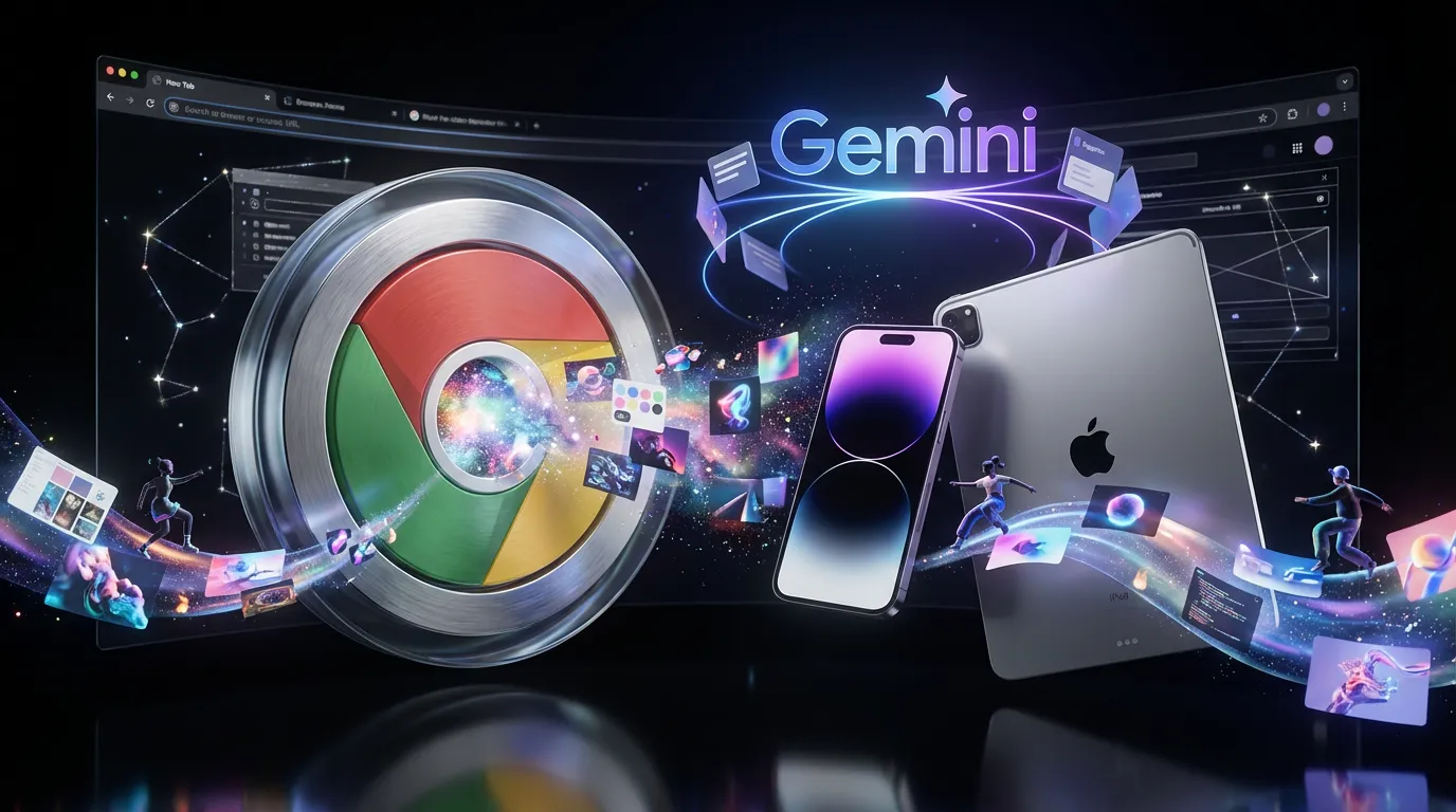 Gemini in Chrome iOS: Faster Mobile Image Drafts
