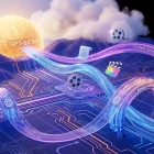Radiant GPT-5.6 Sol sun powering creative workflows, OpenAI logo, Responses API, visually dynamic landscape
