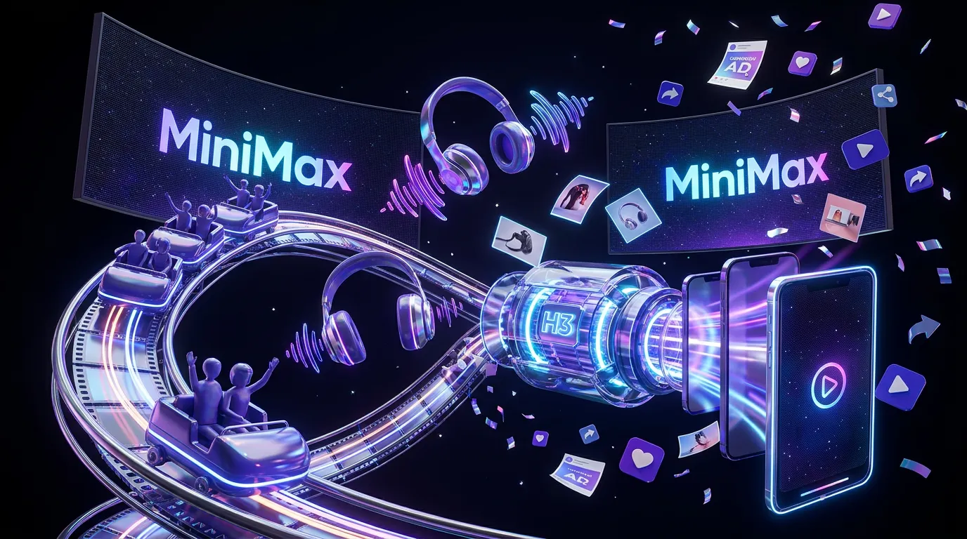 MiniMax H3 Delivers 2K Shorts With Stereo Audio